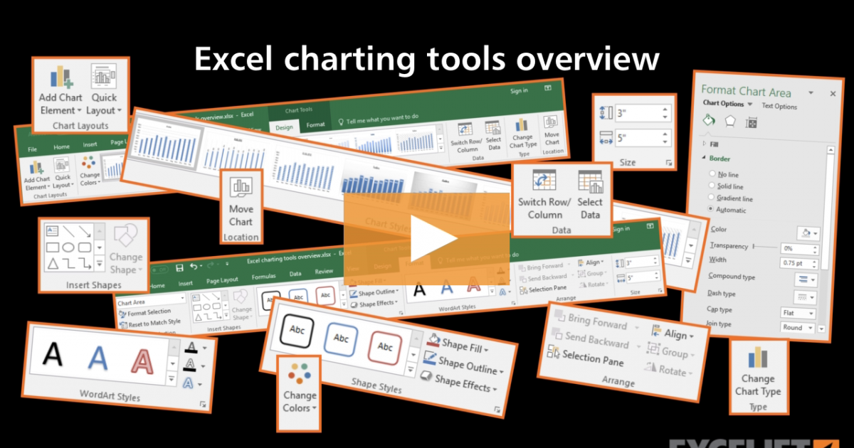 Excel charting tools overview (video) | Exceljet